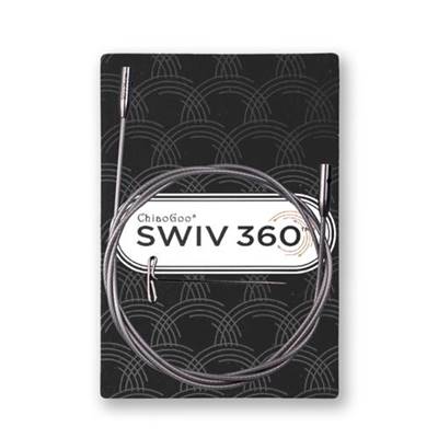 LOT DE 3 CABLES INTERCHANG. CHIAOGOO SWIV360 SILVER LARGE(L) - 5CM