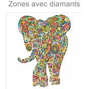 KIT BRODERIE DIAMANT - ELEPHANT KALEIDOSCOPE