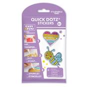 KIT BIG DOTZ 2 STICKERS COEUR ABEILLE - QUICK DOTZ BRODERIE DIAMANT