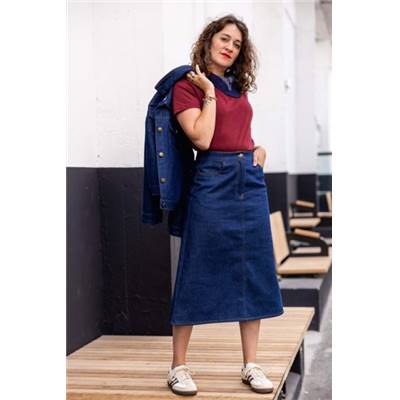 PATRON COUTURE FEMME - I AM RUBY - JUPE LONGUE EN DENIM - 36/46 