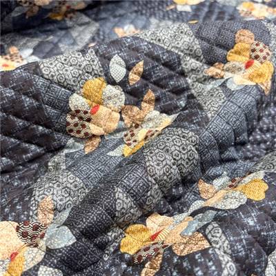 TISSU MATELASSE KURENAI 13100-3A - COTON-POLYESTER  - 110 CM 