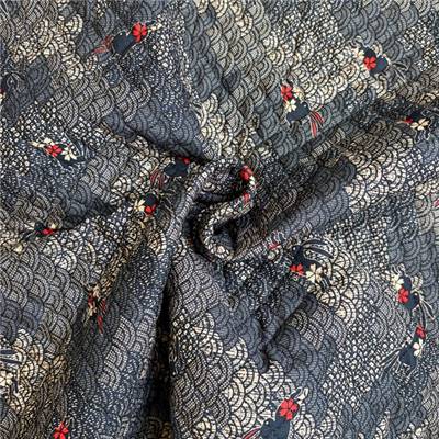 TISSU MATELASSE KURENAI 33780-32A - COTON-POLYESTER  - 110 CM 