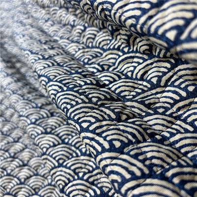 TISSU MATELASSE KURENAI 36560-2A - COTON-POLYESTER  - 110 CM 