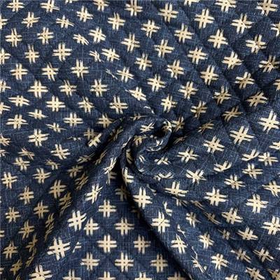 TISSU MATELASSE KURENAI 36560-4A - COTON-POLYESTER  - 110 CM 