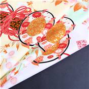 FUROSHIKI JAPONAIS NAKA FABRICS - NT-3C - 100% COTON - 110 x 110 CM