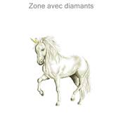 KIT BRODERIE DIAMANT - LICORNE MAGIQUE