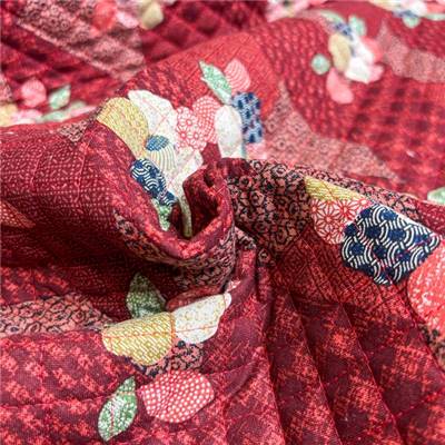 TISSU MATELASSE KURENAI 13100-3B - COTON-POLYESTER  - 110 CM 