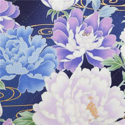 TISSU JAPONAIS NAKA FABRICS - 1400-2B - 100% COTON SATINE - 110 CM