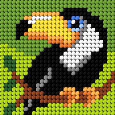 KIT DEMI-POINT ENFANT 10,5 X 10,5 CM - LE TOUCAN
