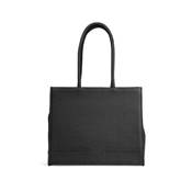 SHOPPER EN CUIR AVEC PORTEFEUILLE AMOVIBLE MUUD - BINA XL - NOIR