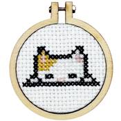 MINI KIT POINT DE CROIX - ON EST FELINS POUR L'AUTRE