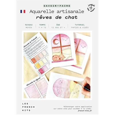 FRENCH KITS - AQUARELLE ARTISANALE - REVES DE CHAT