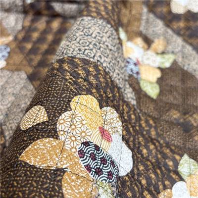 TISSU MATELASSE KURENAI 13100-3C - COTON-POLYESTER  - 110 CM 