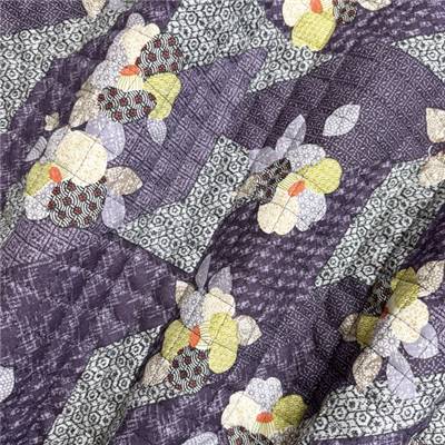 TISSU MATELASSE KURENAI 13100-3E - COTON-POLYESTER  - 110 CM 