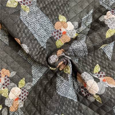 TISSU MATELASSE KURENAI 13100-3F - COTON-POLYESTER  - 110 CM 