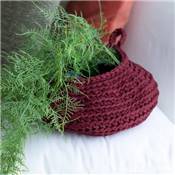 KIT PANIER STORAGE BAG HOOOKED - BORDEAUX MARSALA