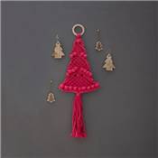 KIT MACRAMÉ HOOOKED - SAPIN DE NOEL - CORAIL