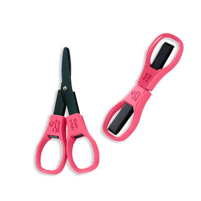 MINI-CISEAUX PLIABLES - COLORIS ROSE