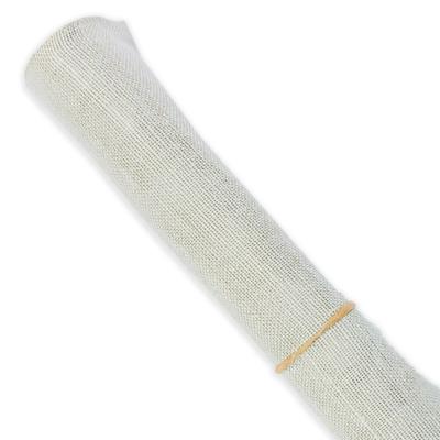 COUPON 45 X 45CM LIN 12 FILS GRIS PERLE