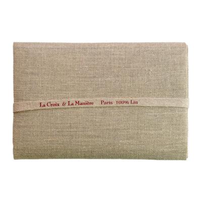 COUPON 50 X 70CM LIN 12 FILS NATUREL