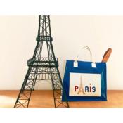 LIVRET VINYLE LAQUE  - SAC BAG PARIS TOUR EIFFEL