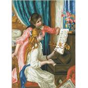 KIT BRODERIE DIAMANT - JEUNES FILLES AU PIANO - RENOIR