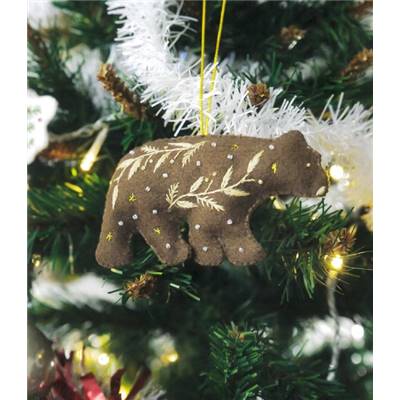 CREATIONS DE NOEL EN FEUTRINE - 24 DECORATIONS FEERIQUES