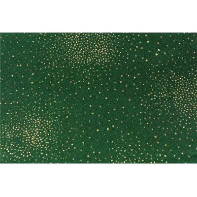 5 FEUILLES FEUTRINE PAILLETEE GLITZY 30X20 VERT 100% acrylique