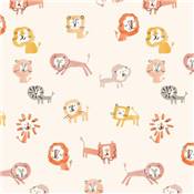 TISSU DASHWOOD STUDIO - ROAR-SOME 2068 - COTON - 110 CM 