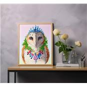 KIT BRODERIE DIAMANT - BOHEMIAN OWL