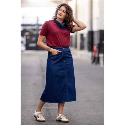 PATRON COUTURE FEMME - I AM RUBY - JUPE LONGUE EN DENIM - 36/46 