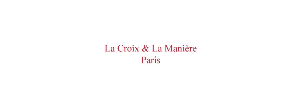 Logo de la marque La Croix & La Manière.