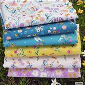 TISSU DASHWOOD STUDIO - SPRING MEADOW 2572 - COTON - 110 CM