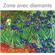 KIT BRODERIE DIAMANT - LES IRIS - VAN GOGH