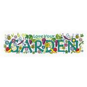 KIT POINT DE CROIX LOVE YOUR GARDEN (A)