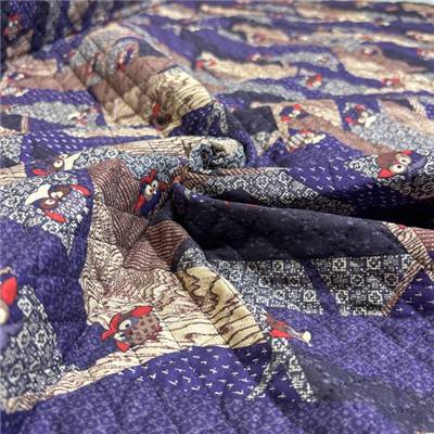 TISSU MATELASSE KURENAI 13100-1D - COTON-POLYESTER  - 110 CM 