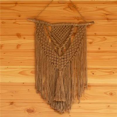 KIT MACRAME SUSPENSION MURALE BRIONI HOOOKED - TEAK