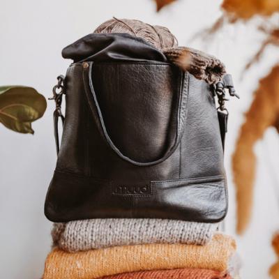 SAC POUR LES PROJETS DE TRICOT MUUD - LOFOTEN - NOIR