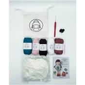 COFFRET LES POUPEES DE LULU AU CROCHET -LULU VA A L'ECOLE - NELLE ED.