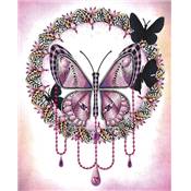 KIT BRODERIE DIAMANT - ATTRAPE-REVES PAPILLON