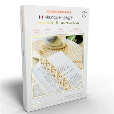 FRENCH'KITS - DIY - MARQUE-PAGES - NOEUDS & DENTELLE