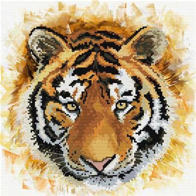 NO COUNT CROSS STITCH - TIGER CHARGE