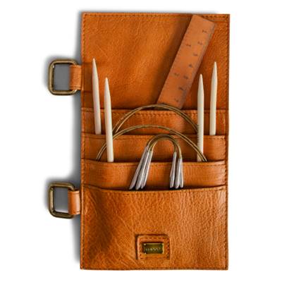 ETUI POUR AIGUILLES CIRCULAIRES MUUD - CARITA F - WHISKY