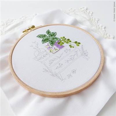 LET IT GROW - KIT BRODERIE 21X21CM - TAMBOUR NON INCLUS - TAMAR NY