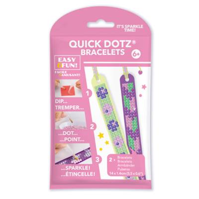 KIT 2 BRACELETS MOTIFS PRINTEMPS - DOTZIES BRODERIE DIAMANT