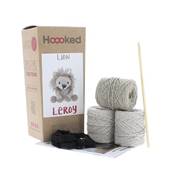 KIT AMIGURUMI HOOOKED - LEROY LION - BISCUIT