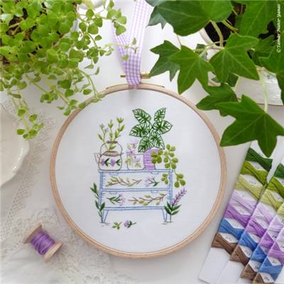 LET IT GROW - KIT BRODERIE 21X21CM - TAMBOUR NON INCLUS - TAMAR NY