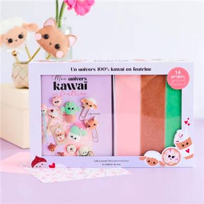 COFFRET MON UNIVERS KAWAI EN FEUTRINE
