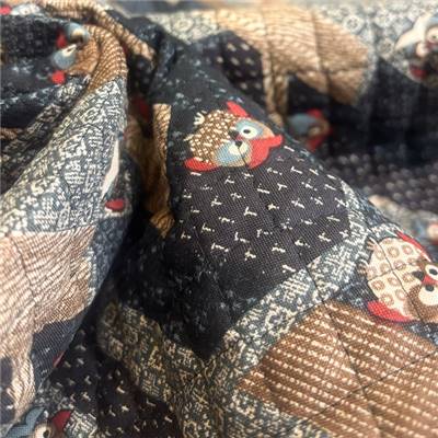 TISSU MATELASSE KURENAI 13100-1A - COTON-POLYESTER  - 110 CM 