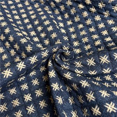 TISSU MATELASSE KURENAI 36560-4A - COTON-POLYESTER  - 110 CM 